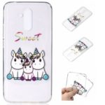 Pattern Printing Embossed TPU Case for Huawei Mate 20 Lite – Sweet Unicorns
