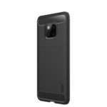 MOFI Carbon Fiber Texture Brushed Soft TPU Case for Huawei Mate 20 Pro – Black