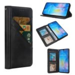 Flip Wallet Stand Leather Phone Case for Huawei Mate 20 – Black