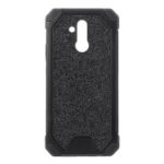 Glitter Powder Anti-drop PC TPU Hybrid Phone Case for Huawei Mate 20 Lite – Black