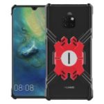 Heroes Series Bumper Frame for Huawei Mate 20 [X-Shaped] Electroplating Metal Bumper Casing with Kickstand – Red / Black