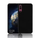 Retro Velvet Cloth Coated PC + TPU Hybrid Protection Case for Huawei Honor Magic 2 – Black