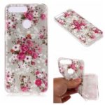 Pattern Printing Matte Surface IMD TPU Case for Honor 7A (with Fingerprint Sensor) / Honor 7A Pro / Enjoy 8e – Vivid Flower