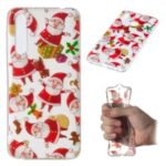 Christmas Pattern Printing TPU Jelly Mobile Case for Huawei P20 Pro – Santa Claus