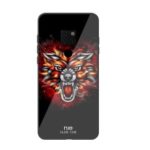 NXE Glass Case for Huawei Mate 20 Pattern Printing TPU Edges 9H Glass Panel Hybrid Case – Fiercely Dragon