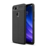 Litchi Texture TPU Case for Xiaomi Mi 8 Lite / Mi 8 Youth (Mi 8X) – Black