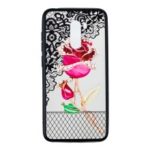Lace 3D Rhinestone Decor PC TPU Combo Mobile Phone Case for Xiaomi Pocophone F1 / Poco F1 (India) – Rose