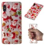 Christmas Pattern Printing TPU Jelly Mobile Case for Xiaomi Redmi Note 5 Pro (Dual Camera) / Redmi Note 5 (China) – Santa Claus