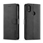 LC.IMEEKE Wallet Leather Stand Case for Xiaomi Mi A2 / Mi 6X (China) – Black