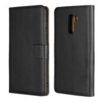 Genuine Leather Wallet Stand Mobile Cover for Xiaomi Pocophone F1 / Poco F1 (India)
