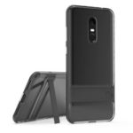 ELEGANCE TPU Plastic Hybrid Phone Case with Kickstand for Xiaomi Redmi Note 5 (Single Camera) / Redmi 5 Plus (China) – Black
