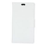 Crazy Horse Texture Wallet Leather Mobile Phone Cover for Xiaomi Mi 8 Pro – White