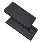 Auto-absorbed Card Holder Leather Stand Phone Case for Xiaomi Mi Max 3 – Black