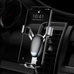 BASEUS Mini Gravity Car Air Vent Bracket Mount for iPhone Samsung etc. – Silver