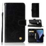 Premium Vintage Leather Wallet Case for Google Pixel 3 – Black