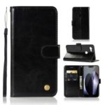 Premium Vintage Leather Wallet Case for Google Pixel 3 XL – Black