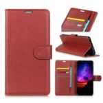 Litchi Grain PU Leather Mobile Case for Asus ZenFone Lite (L1) ZA551KL / Live (L1) ZA550KL – Brown