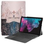 Pattern Printing Folio Leather Stand Case for Microsoft Surface Pro 6/5/4 – Invitakpns