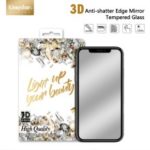 KINGXBAR 3D Anti-shatter Edge Mirror Tempered Glass Full Screen Protector for iPhone XS / S 5.8 inch