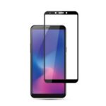 MOCOLO Silk Print Complete Coverage Anti-explosion Tempered Glass Screen Shield for Samsung Galaxy A6s – Black