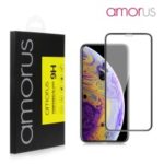 AMORUS 3D Curved Anti-explosion Tempered Glass Full Screen Protector for iPhone XS Max 6.5 inch – Black