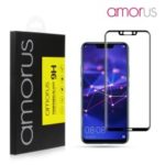 AMORUS 3D Curved Anti-explosion Tempered Glass Full Screen Shield for Huawei Mate 20 Lite / Maimang 7 – Black