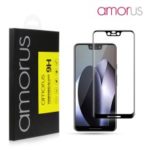 AMORUS for Google Pixel 3 XL 3D Curved Tempered Glass Anti-explosion Full Size Screen Shield – Black