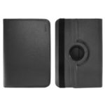 ENKAY Litchi Skin 360 Degree Rotary Leather Case for 7 inch Tablet – Black