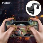 ROCK Upgrade Phone Game Controller PUBG-Gampad Scoring Assist Tool – Black
