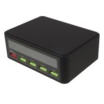 5 USB Ports Charger with Smart LCD Display Support One Port QC 3.0 Fast Charging – US Plug