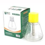 BEST Cone Shape Alcohol Dispenser Glass Conical Pump Bottle 150ml