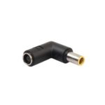DC 7909 Male to DC 7909 Female Power Connector Adapter with 90 Degree Right Angle Elbow for Lenovo ThinkPad IBM Laptop Notebook