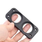 Motorcycle Plug Dual Port Car Cigarette Lighter Socket Mounting Panel