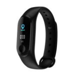 M3 Color Screen Sport Smart Wristband Support Blood Pressure / Heart Rate Monitor – Black