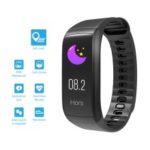KR02 GPS Smart Band Waterproof Fitness Tracker Multi-sport Modes Bluetooth 4.0 for iOS Android – Black