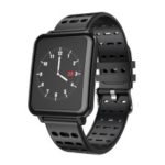 T2 Smart Wristband 1.3 inch Colorful Screen Blood Pressure Heart Rate Monitor Bracelet – Black