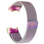 Stainless Steel Milanese Wrist Watch Strap Part for Fitbit Charge 3 – Multicolor