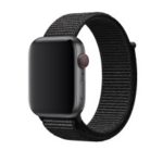 XINCUCO Adjustable Magnetic Nylon Watch Strap for Apple Watch Series 4 40mm / Series 3 / 2 / 1 38mm – Black
