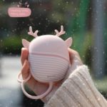 BASEUS Little Tail Camping Light Hand Warmer Rechargeable 1800mAh – Pink