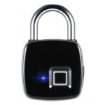 USB Rechargeable Smart Keyless Fingerprint Lock IP65 Waterproof Anti-Theft Security Padlock