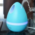 Egg LED Night Light Air Purifier Humidifier Aroma – Blue / UK Plug