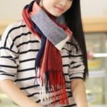 Women’s Extra Long Warm Winter Imitation Cashmere Thicken Scarf with Tassels – Style A