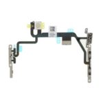 For iPhone 8 4.7 inch OEM Power ON/OFF and Volume Button Flex Cable with Metal Plate