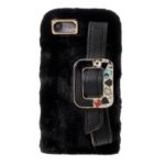 Soft Fur Coated TPU Cell Phone Cover for iPhone 8 / 7 4.7 inch