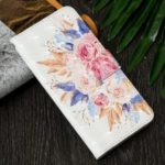 Patterned Light Spot Decor Leather Wallet Case for Samsung Galaxy J6 (2018) – Fresh Flower