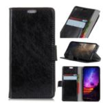 [Nappa Texture] PU Leather Stand Cell Phone Cover for Samsung Galaxy S10 – Black