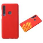 Thermal Induction Fluorescent Color Changing PU Leather Coated PC Back Case for Samsung Galaxy A9 (2018) / A9 Star Pro / A9s – Red / Orange