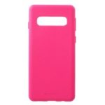 MERCURY GOOSPERY Style Lux Textured TPU Case for Samsung Galaxy S10 – Rose