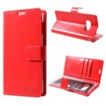 MERCURY GOOSPERY Blue Moon Wallet Leather Case for Samsung Galaxy S10 Lite – Red