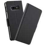 Magnetic Adsorption Leather Flip Stand Case with Card Holder for Samsung Galaxy S10 Lite – Black